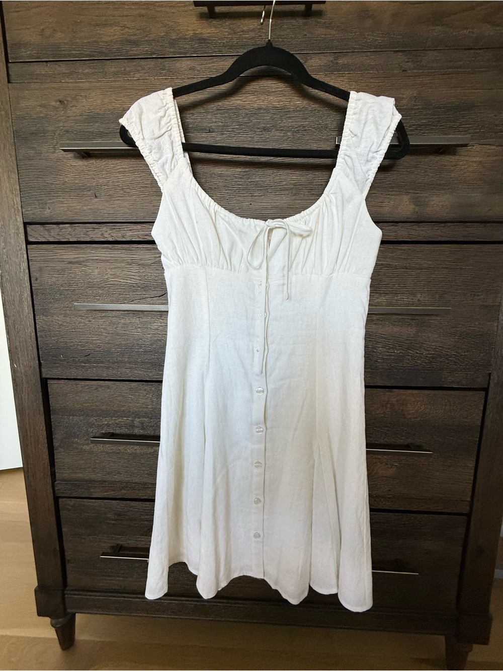 WAYF Linen Dress XS